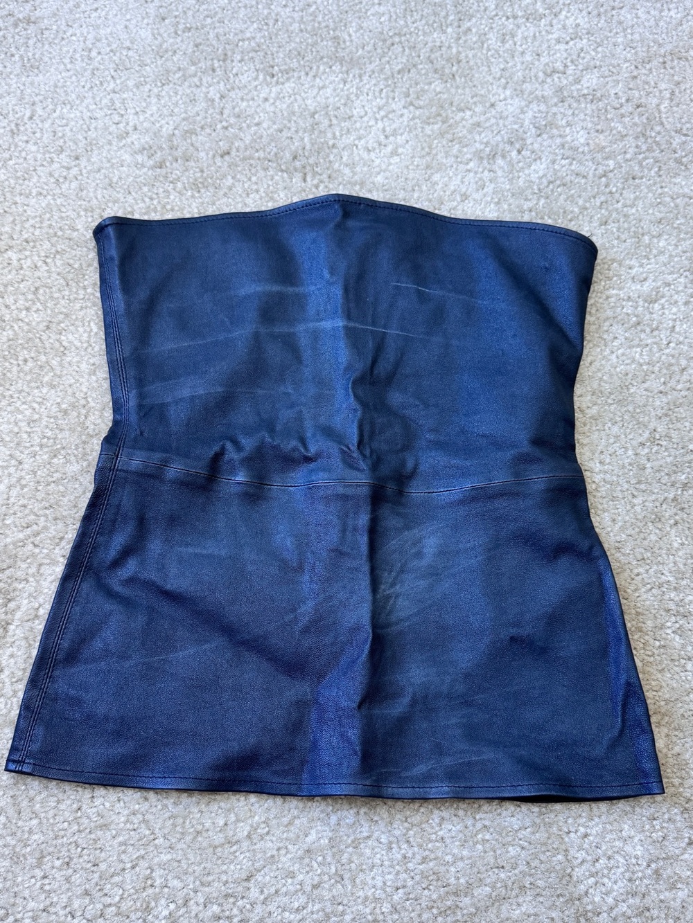 Strapless Navy Tube Top - Women's Sleeveless Top